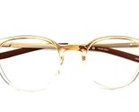 Nike Eyeglasses Frames 7280 616 Orange Clear Fade Gold Round Full Rim 50... - €50,84 EUR