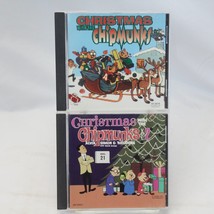 Christmas with the Chipmunks CD Vol 1 &amp;2 Chipmunks Alvin Simon Theodore SeVille - £14.58 GBP