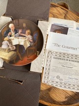 Norman Rockwell Collector Plates Limited Ed Knowles w/COA Gourmet - £15.56 GBP