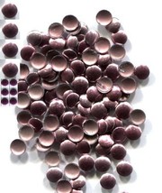 ROUND Smooth Nailheads 4mm Hot Fix MAUVE    2 Gross  288 Pieces - $110.23 MXN