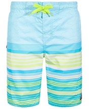 Laguna Big Boys Summer Stripe Swim Trunks,Deep Sky,Medium - $29.99