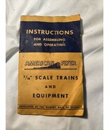 1949 GILBERT AMERICAN FLYER  INSTRUCTION BOOK M2690 3/16&quot; scale trains E... - $285.40 MXN