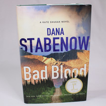 SIGNED Bad Blood By Dana Stabenow 2013 Hardcover BOOK With DJ 1st Edition Copy - £10.82 GBP