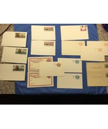 16 LOT US Postal Cards UNUSED 1, 6, 9, 10, 13, 15, 20 Cents Envelope - $27.00 CAD