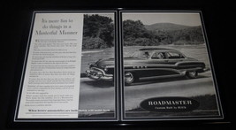 1951 Buick Roadmaster Framed 12x18 ORIGINAL Advertising Display  - $69.29