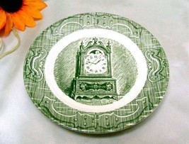 2495 Antique Old Curiosity Shop Green Bread and Butter Plate - £5.58 GBP