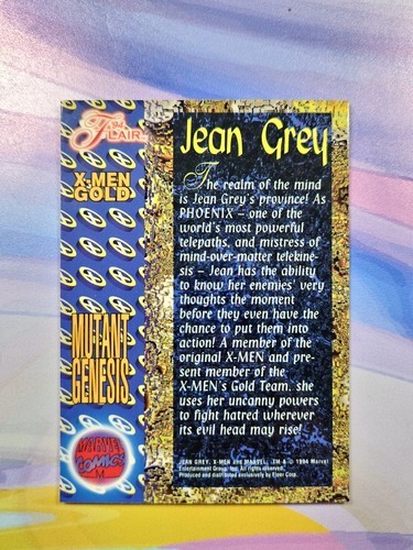 1994 Flair Marvel Annual Trading Card | Jean Grey #142 Item image 2