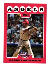2008 Topps Opening Day #140 Garret Anderson Los Angeles Angels - £2.37 GBP