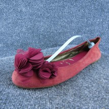 Banana Republic  Women Flat Shoes Red Leather Slip On Size 8.5 Medium - £19.73 GBP