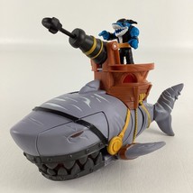 Fisher Price Imaginext Mega Mouth Shark Pirate Boat Action Figure Lot 2015 Toy - £23.49 GBP