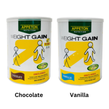 APPETON Weight Gain Powder for Adults 450g Chocolate/Vanilla Flavor FREE SHIP - £54.02 GBP+