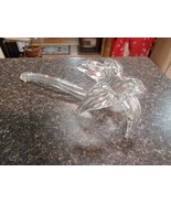Clear Glass Wedding Decor Bud Vase Lily Trumpet Flower Art Glass 10&quot; - $20.36 CAD