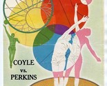 Coyle vs Perkins High School Girls &amp; Boys Basketball Program Oklahoma 1960 - £14.12 GBP