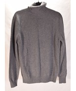 Zara Mens Cashmere Turtleneck Gray Sweater M NWT - $257.26 CAD