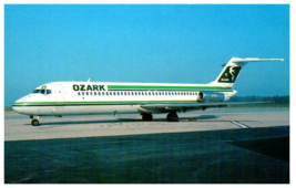 Ozark Airlines Airplane Postcard - $7.87