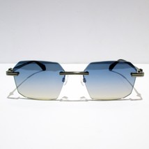 Palm Angels PERI10G 1007 Sunglasses Rimless Square Gunmetal Gradient Ita... - $292.05