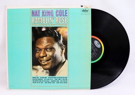 VINTAGE Nat King Cole Ramblin Rose LP Vinyl Record Album T1793 - £29.59 GBP