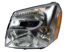 2005-2009 For Chevy Equinox Headlight Headlamp Chrome Housing Driver Lef... - £72.45 GBP