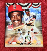 Jim Rice Boston Red Sox Signed Autograph 8x10 Photo w/ serial number - £42.48 GBP