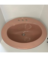 Kohler Bathroom Sink Pink Original Porcelain Vintage K-2195 20&quot;x17.5&quot; Dr... - $284.88