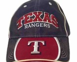 Texas Ranger MLB Embroidered Hat Cap Navy Red Strapback Drew Pearson 199... - $18.66