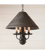 Homespun Shade Chandelier in Black  - 4 Light - €343,03 EUR