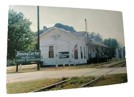 Plains, Georgia Mid 1970s Rare Jimmy Carter Campaign HQ Train Station PC - £2.34 GBP