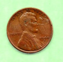 1944 D Lincoln Wheat Cent - Circulated - Moderate Wear  - £7.07 GBP