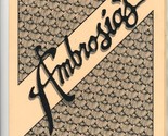 Ambrosia&#39;s and Marshmallow&#39;s Coffee Shop Menu &amp; Room Service Menu - £15.79 GBP