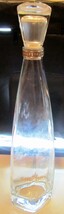 COLLECTIBLE EMPTY CLEAR GLASS LIQUOR BOTTLE CINCORO BLANCO TEQUILA MEXICO - $8.00