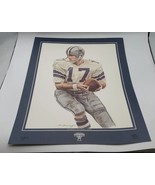 DON MEREDITH 80s 1984 Dallas Cowboys Poster Pizza Hut &amp; Dr Pepper 20”x16... - $38.08 CAD