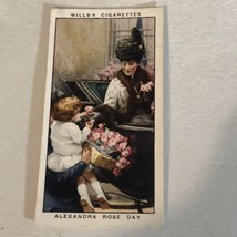 Alexandra Rose Day WD &amp; HO Wills Vintage Cigarette Card #5 - £2.34 GBP