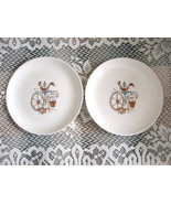 Set of Two Taylor Smith &amp; Taylor Weather Vane Pattern Bread and Butter P... - $13.71 CAD