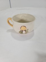 Arnel&#39;s Vintage 70s Retro Mushroom Coffee Mug Cup Ceramic Kitchen Beige ... - £9.04 GBP