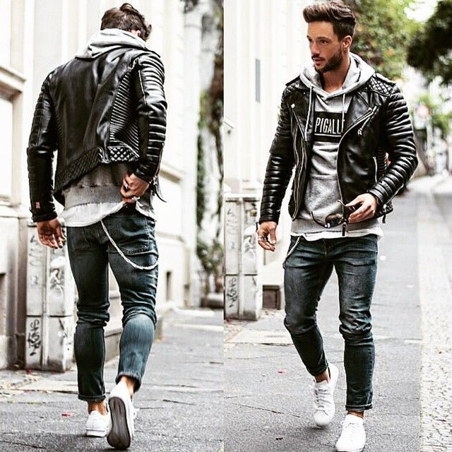 Real Leather Genuine Lambskin Mens Jacket Motorcycle Slim Fit Stylish Biker BS02