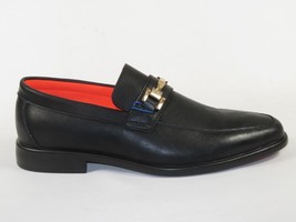 Men's TAYNO Shoes The Caprio L TAYNO leather Bit Loafer Black perforated image 8