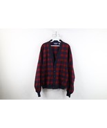Vintage 70s Pendleton Mens Size XL Virgin Wool Knit Cardigan Sweater Pla... - $2,674.74 MXN