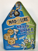 Cardinal 2002 Mad Libs Mad Roll Dice Game Metal box worlds greatest word game - $19.34
