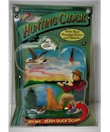 Modern Vintage Duck Hunter Quartz Clock with Sounds - $48.51
