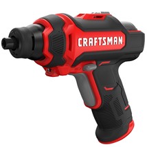 CRAFTSMAN 4V Cordless Screwdriver with Charger and Screwdriving Bits Inc... - £47.71 GBP