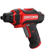 CRAFTSMAN 4V Cordless Screwdriver with Charger and Screwdriving Bits Inc... - £47.79 GBP
