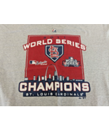 St. Louis Cardinals Mens T-Shirt Size 2XL 2011 Champions Majestic - $14.99