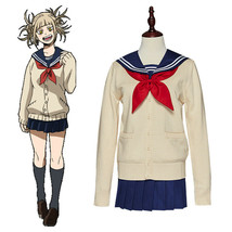 My Hero Academia Himiko Toga Cosplay Costume School Uniform Sailor Unifo... - $22.99