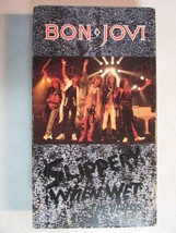 Bon Jovi Slippery When Wet The Videos Vhs Video Cassette W/LIVE Mtv Awards Oop - £3.87 GBP