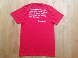 Leadership Boot Camp T- Shirt Size Medium With Quote from Tom Landry - $9.89
