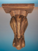 Antique Gregorian Wooden Wall Shelf Corbel Bracket Home Bar Decor - $55.74