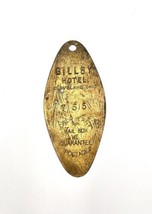 Large Vintage Gillsy Hotel Metal Key Fob Tag Cleveland OH Room #755 Retu... - $25.74
