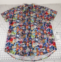STAR WARS Disney Our Universe Shirt Men&#39;s XXL Short Sleeve Button Up Collar - £23.31 GBP