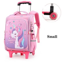 School Bags For Girls Boys Rolling Backpack Bags Girls School Trolley Bag Wheele - £79.82 GBP