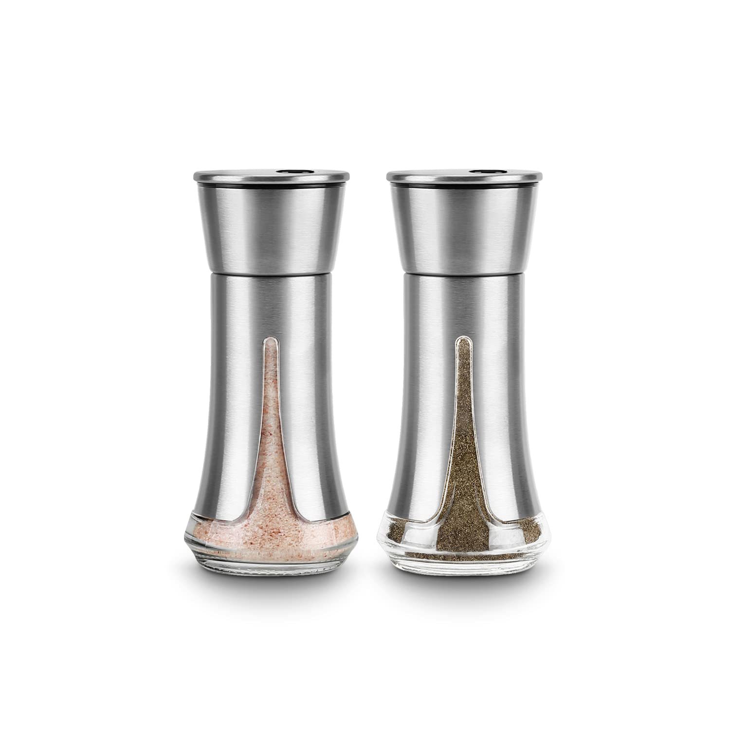Primary image for Salt And Pepper Shakers By - Salt Shaker With Adjustable Pour Holes -Salt And Pe